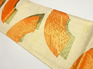 佐賀錦扇面模様織出し袋帯